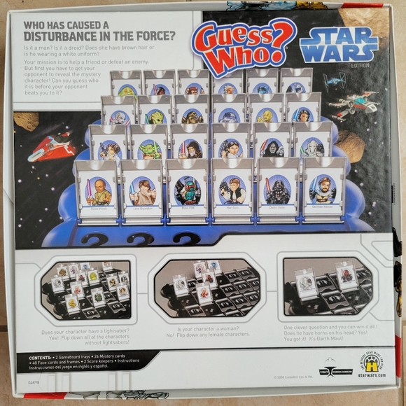 Star Wars Guess Who 2008 Edition Original Release Collections Milton Bradley - Picture 2 of 4